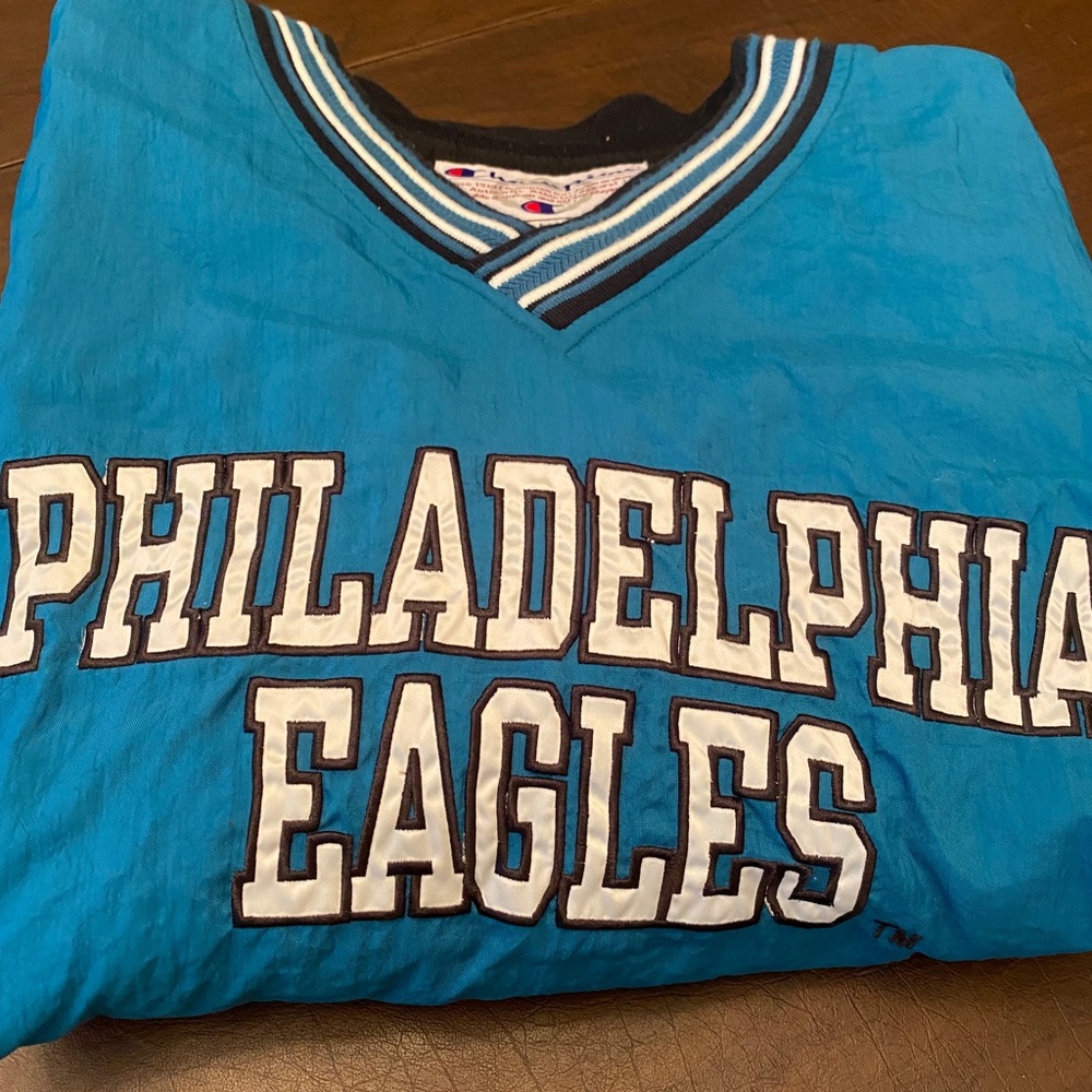 Champion Blue Philadelphia Eagles Jacket